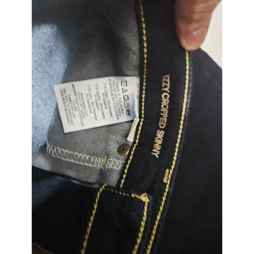 Michael Kors Selma High Rise Slim Skinny‎ Denim Jeans Dark Rinse Wash Size 10